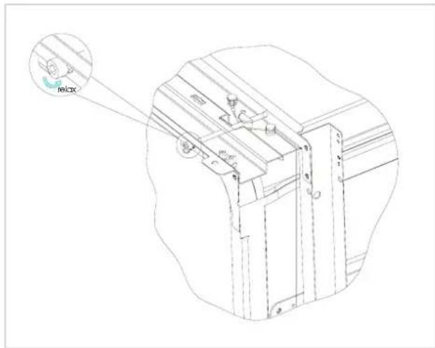 AMICA ZZM 629 I - Tension adjustment of the door spring - 1