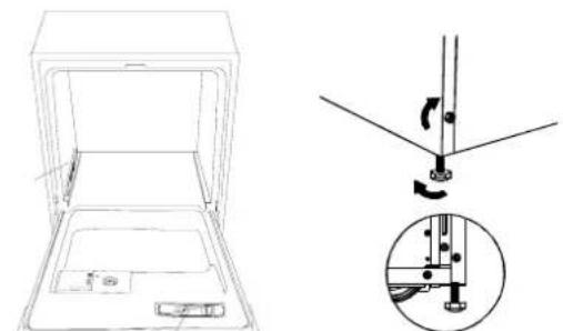 AMICA ZZM 629 I - Dishwasher installation steps - 2
