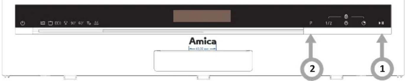AMICA ZWM 428 WE - Change programme - 1
