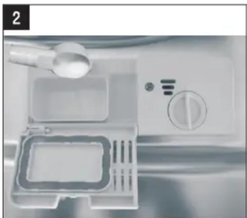 AMICA ZWM 428 WE - Fill the detergent dispenser - 2
