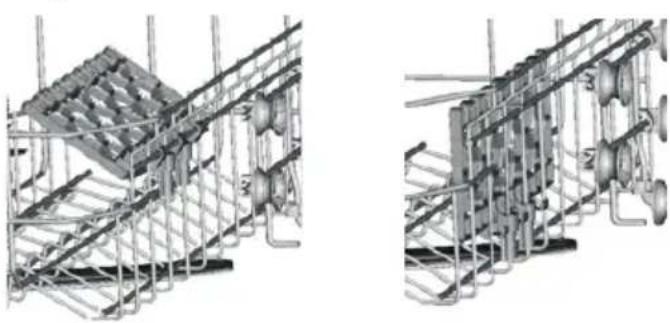 AMICA ZWM 428 WE - Fold the shelves - 1
