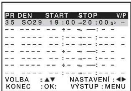 SONY SLV-SE840N - Stiskněte OK. - 1