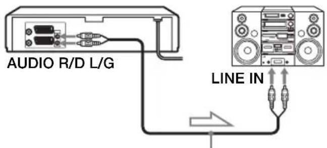 AUDIO R/D L/G LINE IN
