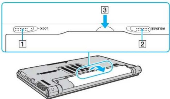 SONY Vaio VPCZ13A7E - Vyjmutí akumulátoru - 1