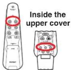 Inside the upper cover