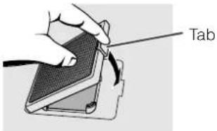 SHARP XG-P20XE - Cleaning and replacing the bottom air filter - 6