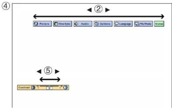 SHARP XG-NV6XE - (GUI) On-screen Display - 3
