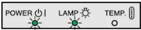 POWER ⏻ I LAMP ⚪ TEMP. ⏱