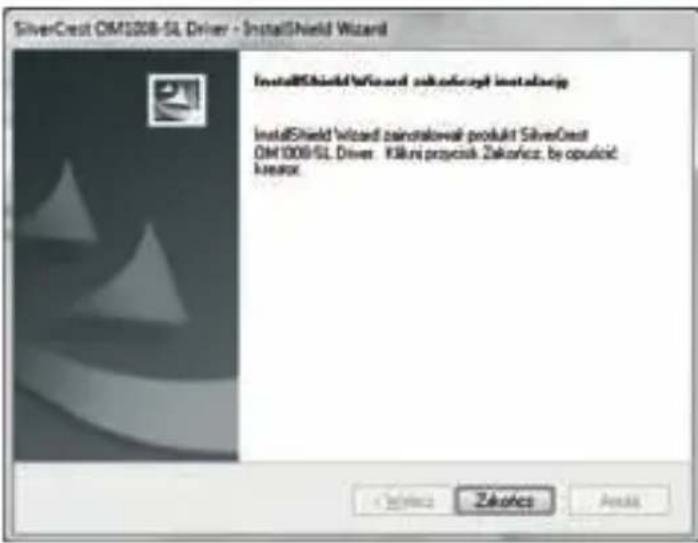 SilverCrest OM1008-5L Driver - InstallShield Wizard InstallShield Wizard zakończyj instalacji InstallShield Wizard zainotskowat produkt SilverCrest OM1008-5L Driver: Kühni przyszk. Zakończy, be opulsed: kaworuk.