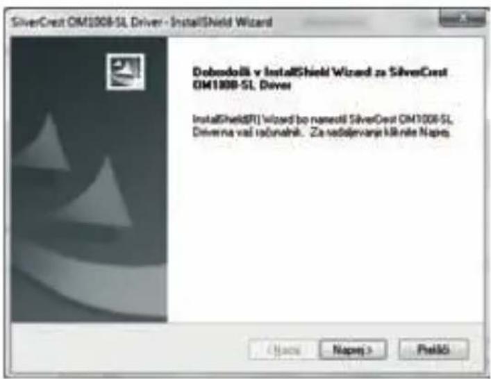 SilverCrest OM1008-SL Driver - InstallShield Wizard Dobodolki v InstallShield Wizard ze SilverCrest OM1008-SL Driver InstallShield(R) Wizard bo nameut SilverCrest OM1008-SL Driver na val ročnabhik. Za sadajevanje klinite Napis < Home Napes > Pelted