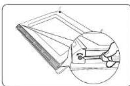 SAMSUNG NV75K5541RB - Door glass - 1