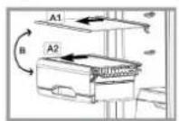 PRIVILEG PRBN 386S A++ - FLEXI USE BOX container - 1