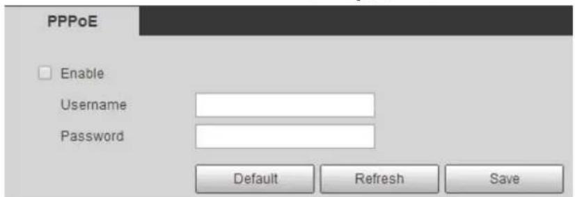 Dahua Technology Pro IPC-HDBW5241R-ASE - Step 1 Select Setting > Network > PPPoE. - 1