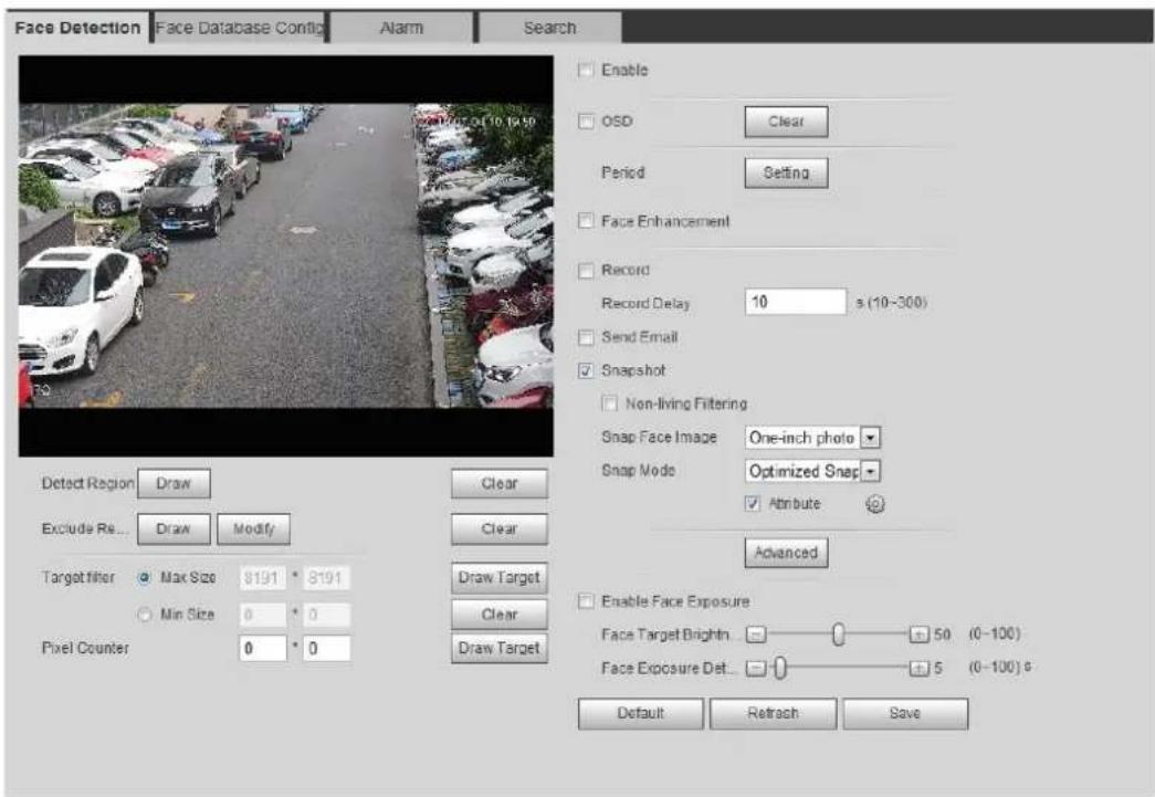 Dahua Technology Pro IPC-HDBW5241R-ASE - Setting Face Detection - 1