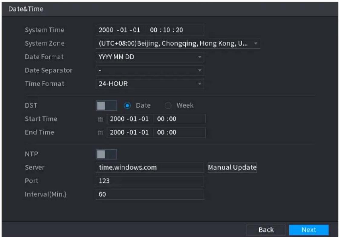 Dahua Technology Lite NVR4232-4KS2 - Date and Time - 1