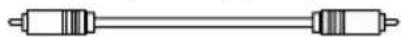 SONY STR-DE995 - F Coaxial digital cord (not supplied) - 1