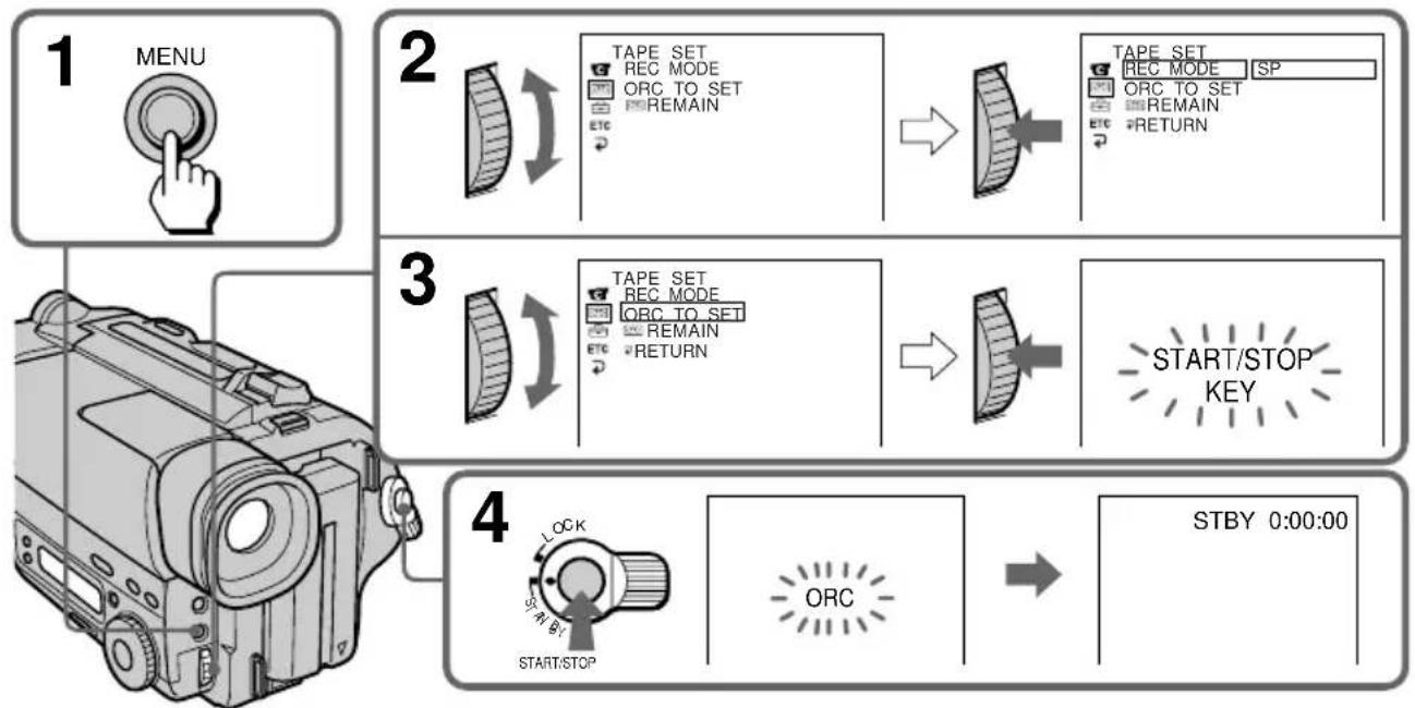 SONY CCD-TR716 - Optimizing the recording condition - 1