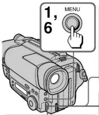 SONY CCD-TR716 - Resetting the date and time - 1