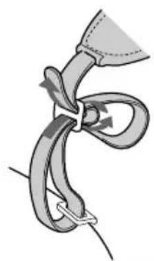 SONY CCD-TR716 - Attaching the shoulder strap - 3