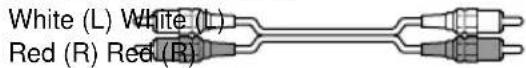 SONY STR-DA5ES - Required cords - 2