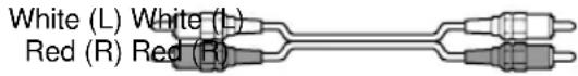 SONY STR-DA5ES - A Audio cord (not supplied) - 1