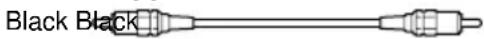 SONY STR-DA5ES - F Monaural audio cord (not supplied) - 1