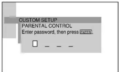 SONY AVD-K800P - ■When you have already registered a password - 1
