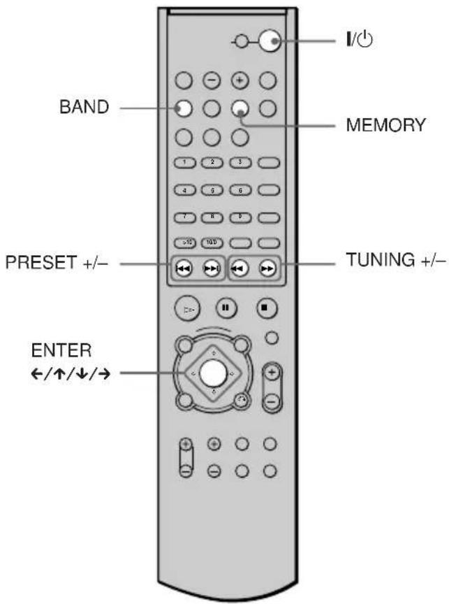 SONY AVD-K800P - Presetting Radio Stations - 1