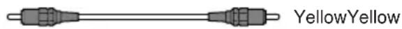 SONY AVD-K800P - Required cords - 1