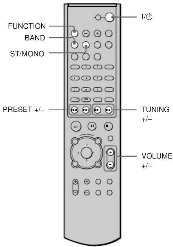 SONY AVD-K800P - Listening to the Radio - 1