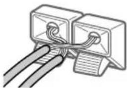 SONY AVD-K800P - Examples of poor conditions of the speaker cord - 1