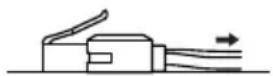 SONY AVD-K800P - Pull the speaker cord from the connector. - 1