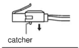 SONY AVD-K800P - Press the connector onto a flat surface. - 1