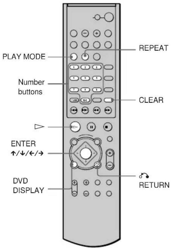 SONY AVD-K800P - Creating Your Own Program (Program Play) - 2