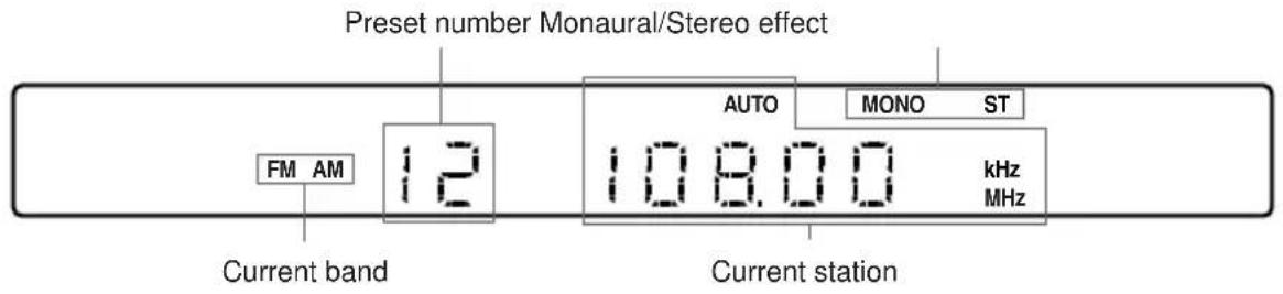 SONY AVD-K800P - When listening to the radio - 1