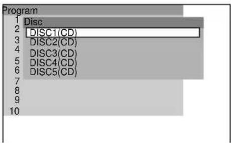 SONY AVD-K800P - Press →, then press ↑/↓ to select the disc. - 1