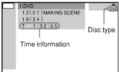 SONY AVD-K800P - Press DVD DISPLAY during playback. - 1