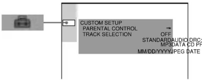SONY AVD-K800P - SETUP) DVD MP3 JPEG - 1