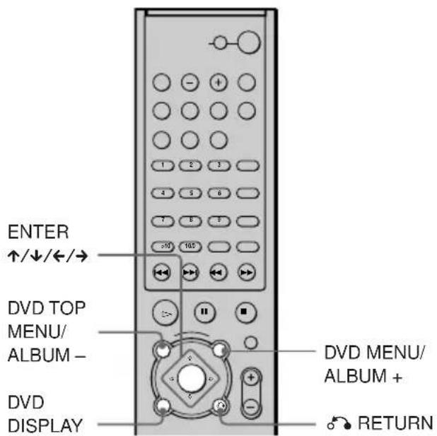 SONY AVD-K800P - Selecting an album and file - 1