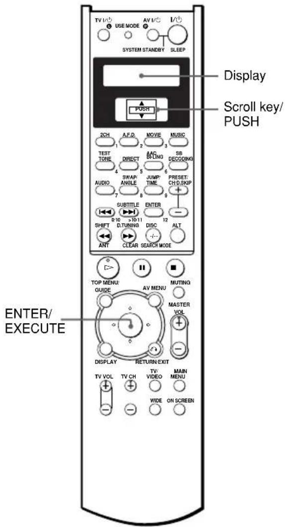 SONY STR-DE895 - Remote button description - 1