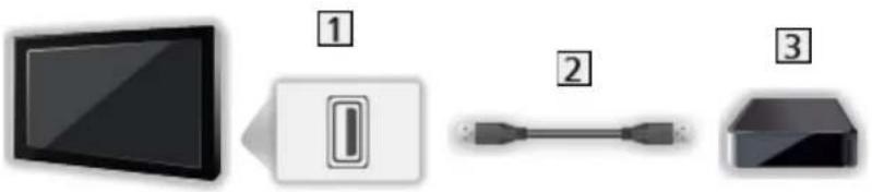 PANASONIC TX-55FX600B - USB devices - 1