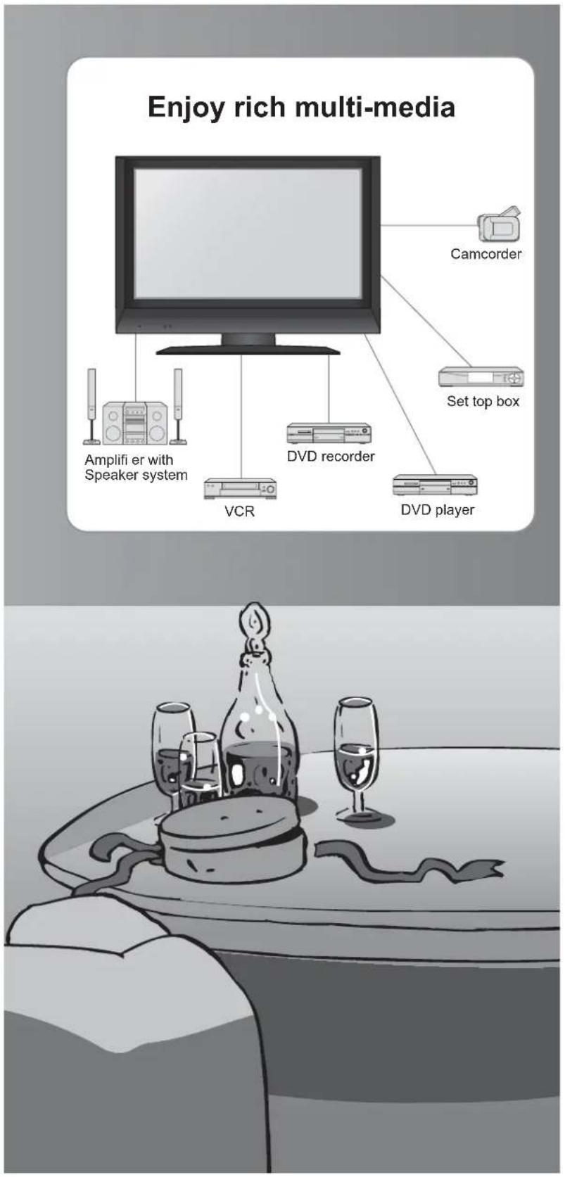 PANASONIC Viera TX-26LE7P - media excitement - 1