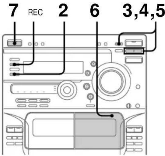 SONY LBT-W300 - Timer-recording radio programs - 1
