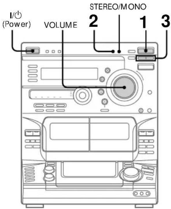SONY LBT-W300 - — Preset Tuning - 1