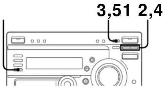 SONY LBT-W300 - Step 3: Setting the time - 1