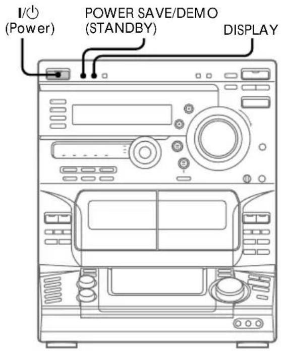 SONY LBT-W300 - Saving power in standby mode (For LBT-W5000/W300/XB700/XB500 only) - 1