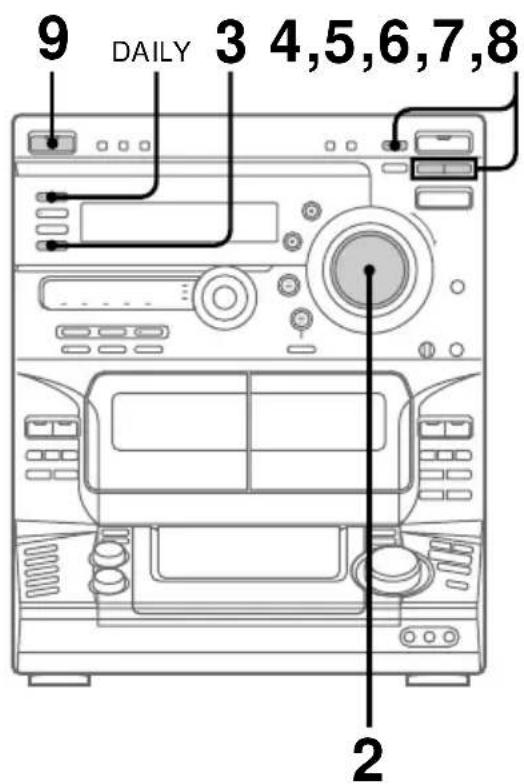 SONY LBT-W300 - — Daily Timer - 1