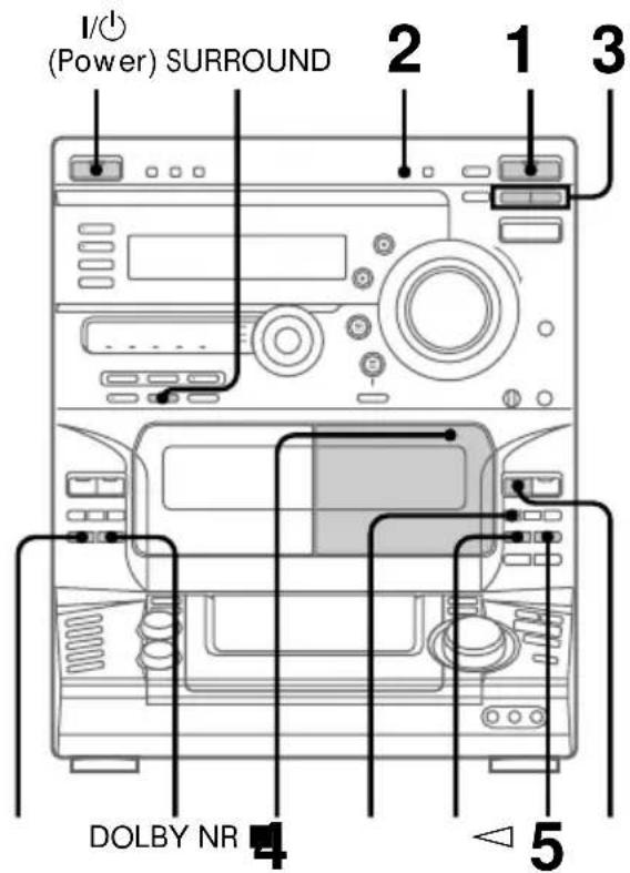 SONY LBT-W300 - Recording from the radio - 1