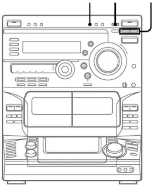 SONY LBT-W300 - Locating a station by program type (PTY) - 1