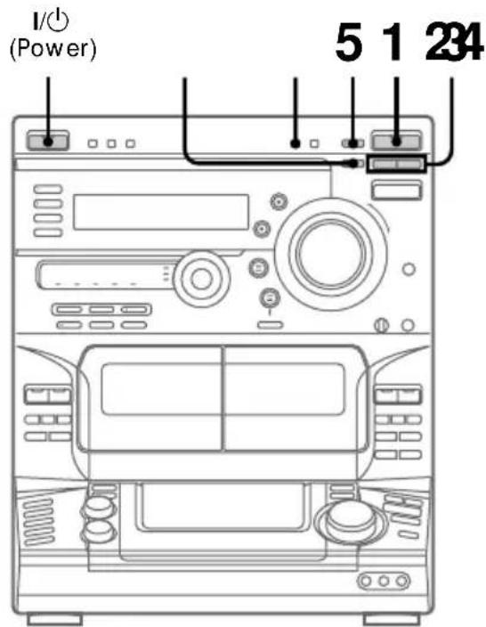 SONY LBT-W300 - Step 4: Presetting radio stations - 1
